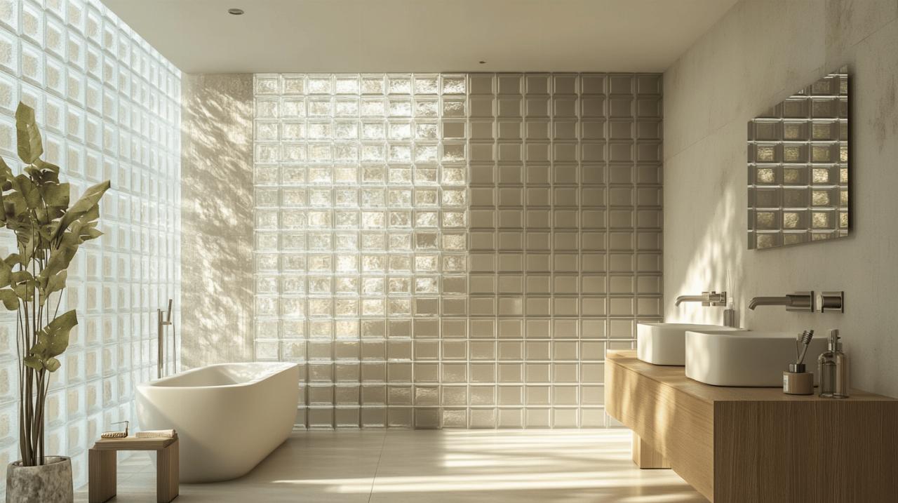 Mur en brique de verre salle de bain : Comment creer une ambiance spa a la maison