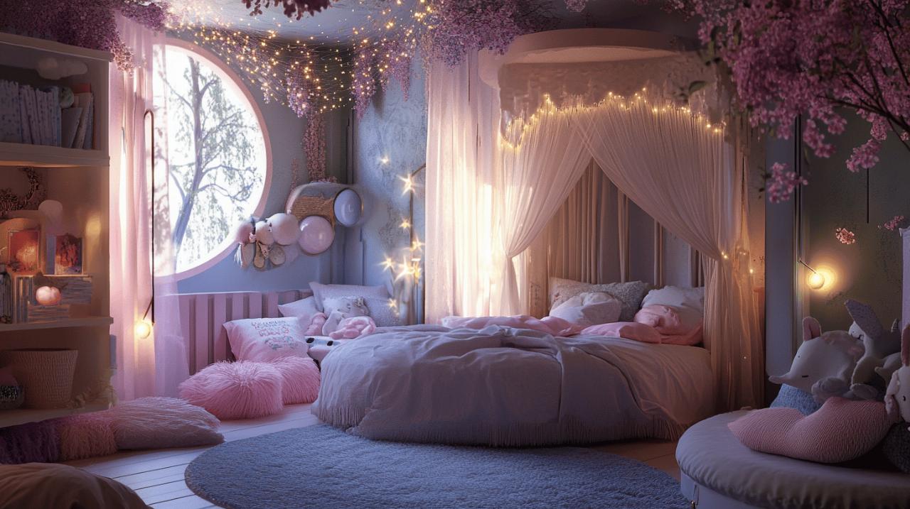 L’arc-en-ciel s’invite dans la chambre feerique de votre fille