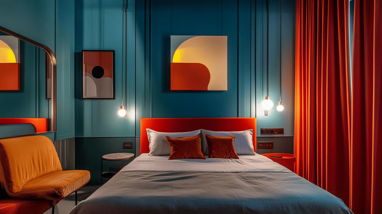 Peinture chambre adulte 2 couleurs : les duos chromatiques qui transforment votre espace
